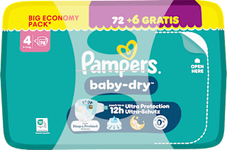 Windeln baby-dry Gr. 4 (9-14 kg) Big Economy Pack Pampers baby-dry