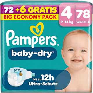 Windeln baby-dry Gr. 4 (9-14 kg) Big Economy Pack Pampers baby-dry
