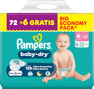 Windeln baby-dry Gr. 4 (9-14 kg) Big Economy Pack Pampers baby-dry