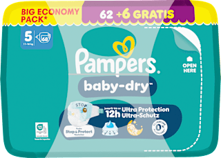 Windeln baby-dry Gr. 5 (11-16 kg) Big Economy Pack Pampers baby-dry