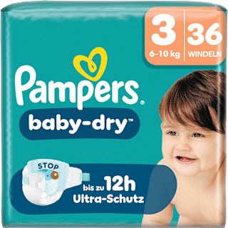 Windeln Gr. 3 (6-10 kg)  Pampers baby-dry