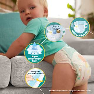Windeln Gr. 3 Midi (6-10 kg) Monatsbox Pampers baby-dry