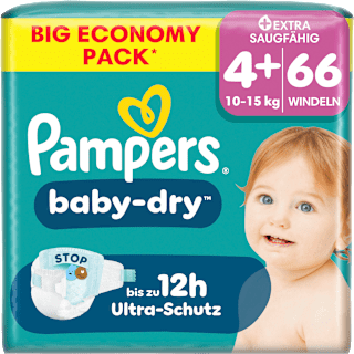 Windeln Gr. 4+ (10-15 kg) Big Pack Pampers baby-dry