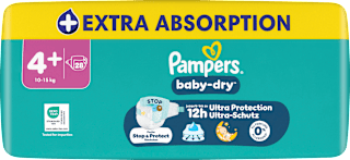 Windeln Gr. 4+ (10-15 kg) Pampers baby-dry