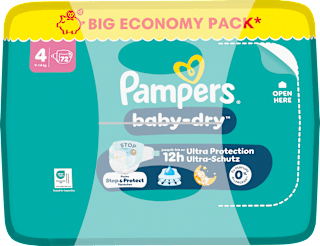 Windeln Gr. 4 (9-14 kg) Big Pack Pampers baby-dry