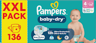Windeln Gr. 4 (9-14 kg) XXL Pack Pampers baby-dry