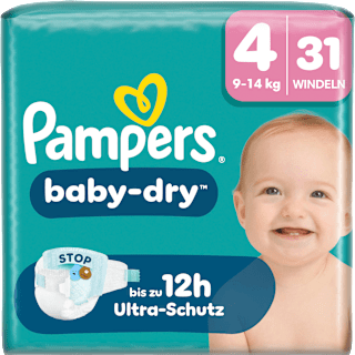 Windeln Gr. 4 (9-14 kg)  Pampers baby-dry