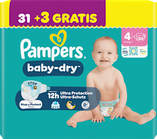 Windeln Gr. 4 (9-14 kg) Pampers baby-dry