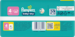 Windeln Gr. 4 (9-14 kg) Pampers baby-dry