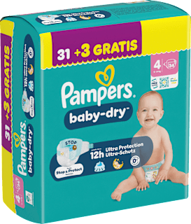 Windeln Gr. 4 (9-14 kg) Pampers baby-dry