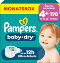 Windeln Gr. 4+ Maxi Plus (10-15 kg) Monatsbox Pampers baby-dry