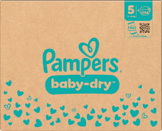 Windeln Gr. 5 Junior (11-16 kg) Monatsbox Pampers baby-dry