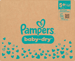 Windeln Gr.  5+ Junior Plus (12-17 kg) Monatsbox Pampers baby-dry