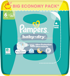 Windeln Gr. 6 XL (13-18 kg) Big Pack Pampers baby-dry
