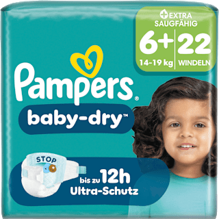 Windeln Gr. 6+ XL (14-19 kg) Pampers baby-dry