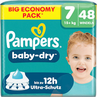 Windeln Gr. 7 XL (15+ kg) Big Pack  Pampers baby-dry