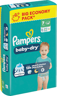 Windeln Gr. 7 XL (15+ kg) Big Pack  Pampers baby-dry