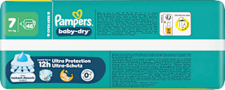 Windeln Gr. 7 XL (15+ kg) Big Pack  Pampers baby-dry