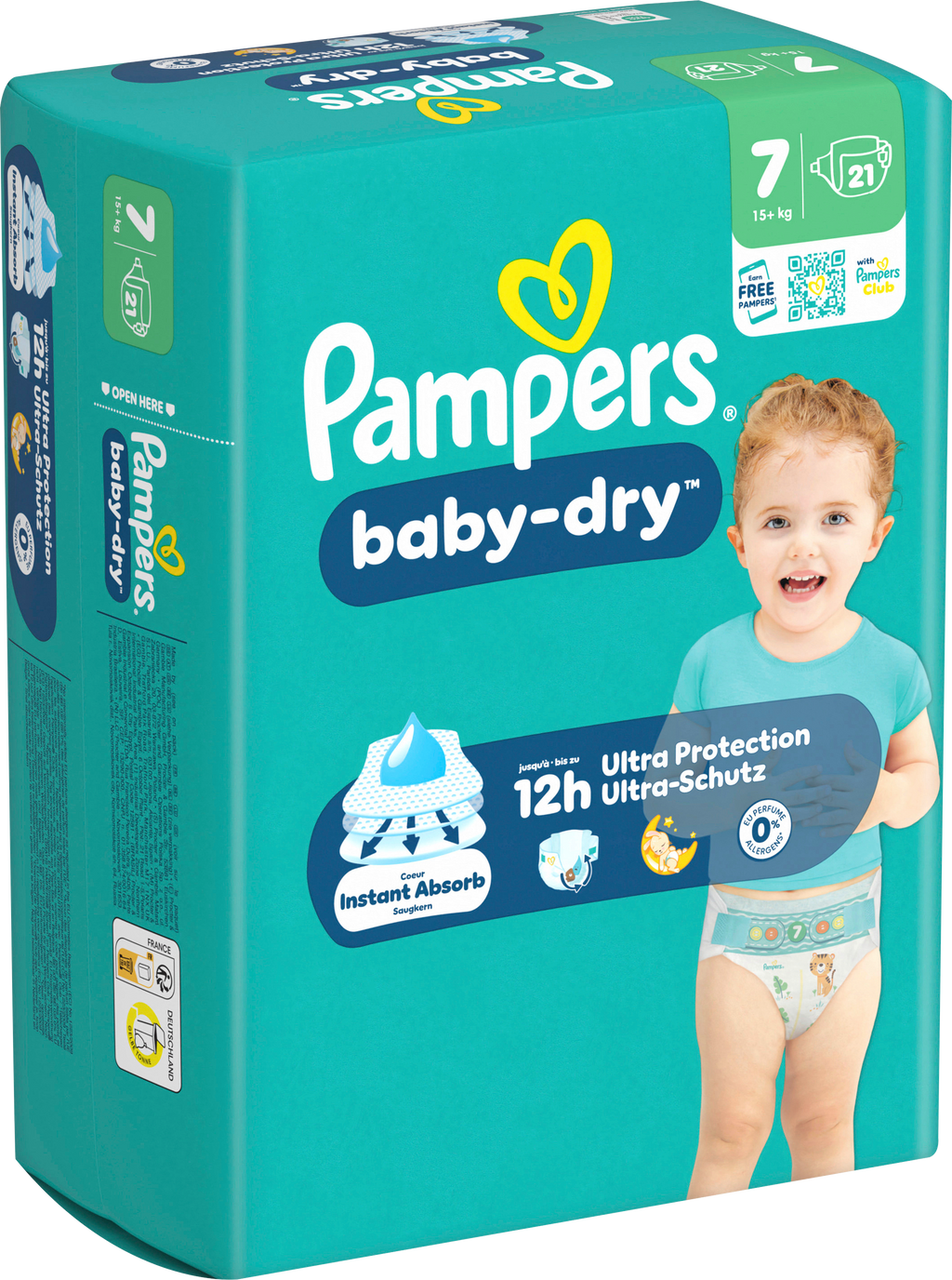 Windeln Gr. 7 XL (15+ kg) Pampers baby-dry
