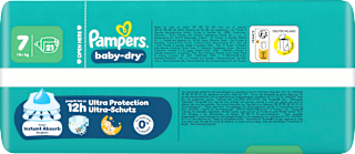 Windeln Gr. 7 XL (15+ kg) Pampers baby-dry