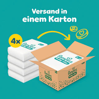 Windeln Gr. 8 Extra Large (17+ kg) Monatsbox Pampers baby-dry