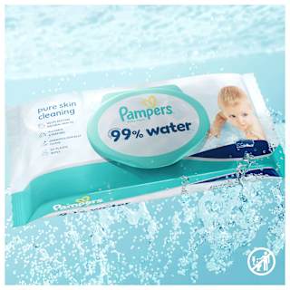 Feuchttücher 99 % water (18x60 St) Pampers