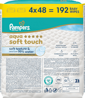 Feuchttücher aqua soft touch (4x48 St) Pampers