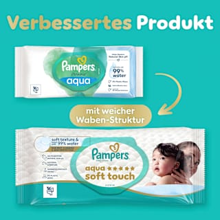 Feuchttücher aqua soft touch (4x48 St) Pampers