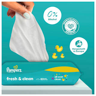 Feuchttücher Fresh & Clean (4x80 St) Pampers