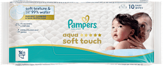 Feuchttücher Aqua, Reisegröße Pampers Harmonie