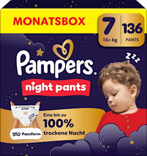 Baby Pants night Gr. 7 (15+ kg) Monatsbox Pampers night pants