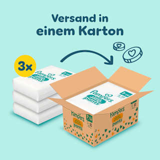 Baby Pants Gr. 7 Extra Large (15+ kg) Monatsbox Pampers premium protection