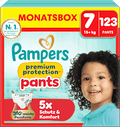 Baby Pants Gr. 7 Extra Large (15+ kg) Monatsbox Pampers premium protection