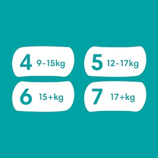 Baby Pants Gr. 7 Extra Large (15+ kg) Monatsbox Pampers premium protection