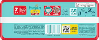 Baby Pants Gr. 7 XL (15+ kg) Big Pack Pampers premium protection