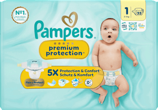 Windeln Gr. 1 (2-5 kg) Pampers premium protection
