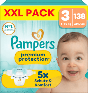 Windeln Gr. 3 (6-10 kg) XXL Pack Pampers premium protection