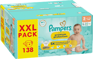 Windeln Gr. 3 (6-10 kg) XXL Pack Pampers premium protection