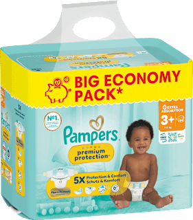 Windeln Gr. 3+ (7-11 kg) Big Pack Pampers premium protection