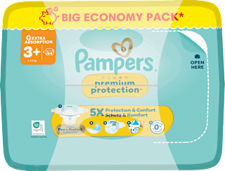 Windeln Gr. 3+ (7-11 kg) Big Pack Pampers premium protection
