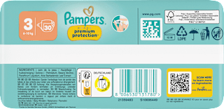 Windeln Gr. 3 Midi (6-10 kg) Pampers premium protection
