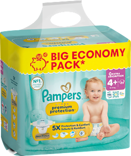Windeln Gr. 4+ (10-15 kg) Big Pack Pampers premium protection