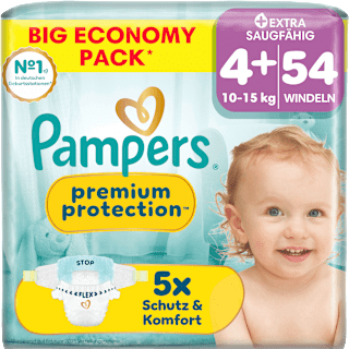 Windeln Gr. 4+ (10-15 kg) Big Pack Pampers premium protection