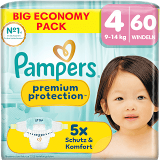 Windeln Gr. 4 (9-14 kg) Big Pack  Pampers premium protection