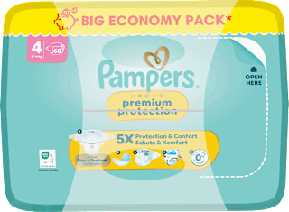 Windeln Gr. 4 (9-14 kg) Big Pack  Pampers premium protection