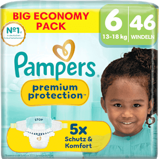 Windeln Gr. 6 XL (13-18 kg) Big Pack Pampers premium protection