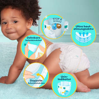 Windeln Gr. 7 Extra Large (15+ kg) Monatsbox Pampers premium protection