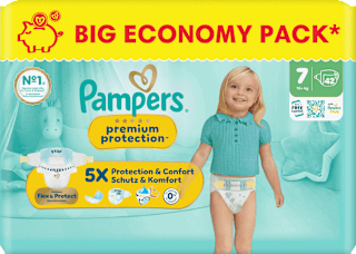 Windeln Gr. 7 XL (15+ kg) Big Pack  Pampers premium protection