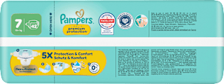 Windeln Gr. 7 XL (15+ kg) Big Pack  Pampers premium protection