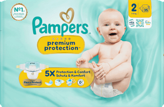 Windeln New Baby Gr. 2 Mini (4-8 kg) Pampers premium protection